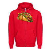 Red taco Zipper Hoodie - CTS Tumbler Store