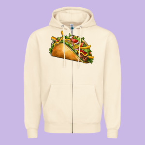 Taco Zipper Hoodie Designed By Cts Tumbler Store