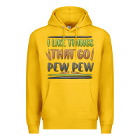 Lemon i like things that go pew pew Premium Hoodie - MaliasSmallBusiness