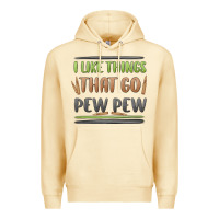 Pina Colada i like things that go pew pew Premium Hoodie - MaliasSmallBusiness