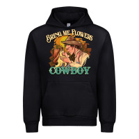Black bring me flowers cowboy Urban Hoodie - NancyCooperArtShop