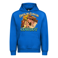 Cobalt bring me flowers cowboy Urban Hoodie - NancyCooperArtShop