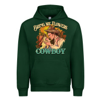 Forest Green bring me flowers cowboy Urban Hoodie - NancyCooperArtShop