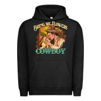 Pigment Black bring me flowers cowboy Urban Hoodie - NancyCooperArtShop