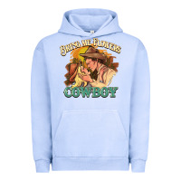 Pigment Grape Ice bring me flowers cowboy Urban Hoodie - NancyCooperArtShop