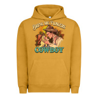 Pigment Peanut Butter bring me flowers cowboy Urban Hoodie - NancyCooperArtShop