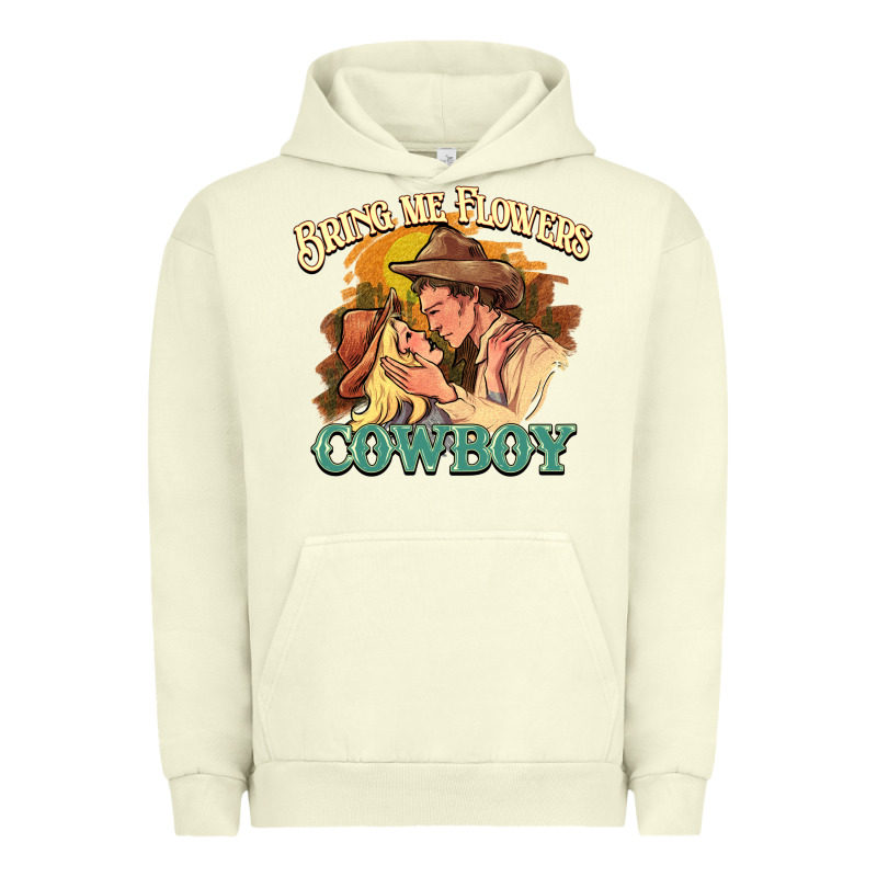 Bring Me Flowers Cowboy Urban Hoodie by NancyCooperArtShop | Teevron