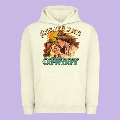 Bring Me Flowers Cowboy Urban Hoodie Designed By Nancycooperartshop