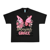 Black amazing grace how sweet the sound butterfly Urban Heavy Tee - MaliasSmallBusiness