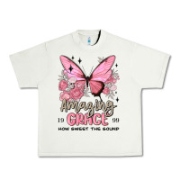 Pistachio amazing grace how sweet the sound butterfly Urban Heavy Tee - MaliasSmallBusiness