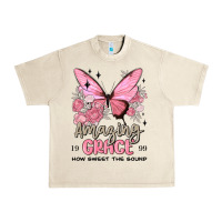 Sandshell amazing grace how sweet the sound butterfly Urban Heavy Tee - MaliasSmallBusiness