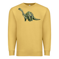 Antique Gold dinosaur brontosaurus Premium Sweatshirt - Artiststas