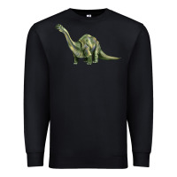 Black dinosaur brontosaurus Premium Sweatshirt - Artiststas