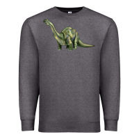 Charcoal Heather dinosaur brontosaurus Premium Sweatshirt - Artiststas