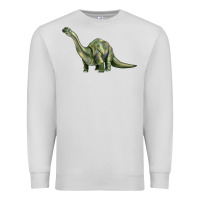 Dove Grey dinosaur brontosaurus Premium Sweatshirt - Artiststas