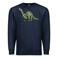 Navy dinosaur brontosaurus Premium Sweatshirt - Artiststas