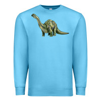 Ocean Blue dinosaur brontosaurus Premium Sweatshirt - Artiststas