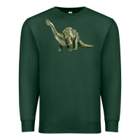 Sports Green dinosaur brontosaurus Premium Sweatshirt - Artiststas