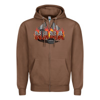 Chestnut race nana Zipper Hoodie - Zillion Design Studio