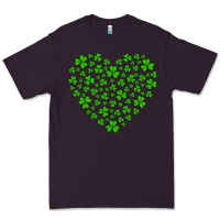 Plum shamrock heart Premium Tee - Artiststas