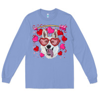 Valentine's Day  White Shepherd Long Sleeve Tee | Teevron
