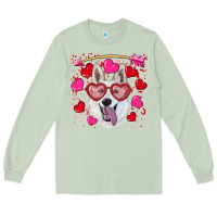 Matcha valentine's day  white shepherd Long Sleeve Tee - RanaPortraitStore