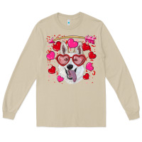 Mushroom valentine's day  white shepherd Long Sleeve Tee - RanaPortraitStore