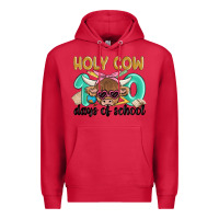 Cardinal holy cow 100 days of school Premium Hoodie - MaliasSmallBusiness