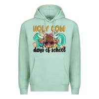 Seafoam holy cow 100 days of school Premium Hoodie - MaliasSmallBusiness