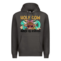 Smoke holy cow 100 days of school Premium Hoodie - MaliasSmallBusiness