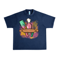 Navy customized kitchen elements Urban Heavy Tee - MaliasSmallBusiness