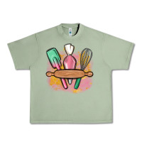 Oil Green customized kitchen elements Urban Heavy Tee - MaliasSmallBusiness
