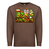 Chestnut juneteenth afro coffee cups Premium Sweatshirt - Jasminsmagicworld