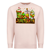 Pale Pink juneteenth afro coffee cups Premium Sweatshirt - Jasminsmagicworld
