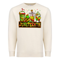 Sandshell juneteenth afro coffee cups Premium Sweatshirt - Jasminsmagicworld