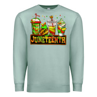 Seafoam juneteenth afro coffee cups Premium Sweatshirt - Jasminsmagicworld