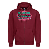 Burgundy proud latina Zipper Hoodie - CTS Tumbler Store