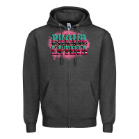 Charcoal Heather proud latina Zipper Hoodie - CTS Tumbler Store