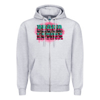 Heather Grey proud latina Zipper Hoodie - CTS Tumbler Store