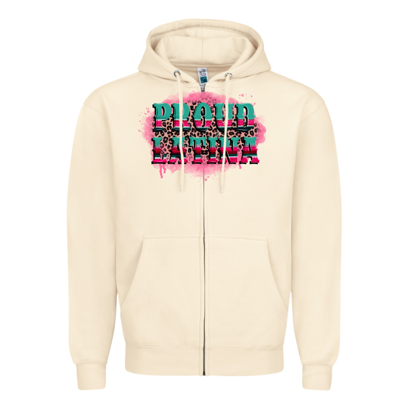 Proud Latina Zipper Hoodie by CTS Tumbler Store | Teevron