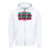 White proud latina Zipper Hoodie - CTS Tumbler Store