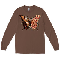 Chestnut melanin  butterfly Long Sleeve Tee - Zillion Design Studio