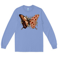 Colony Blue melanin  butterfly Long Sleeve Tee - Zillion Design Studio
