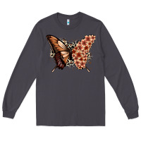 Smoke melanin  butterfly Long Sleeve Tee - Zillion Design Studio