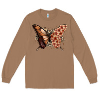 Toasted Coconut melanin  butterfly Long Sleeve Tee - Zillion Design Studio