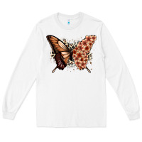 White melanin  butterfly Long Sleeve Tee - Zillion Design Studio