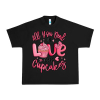 Black all you need is love and cupcakes valentines day Urban Heavy Tee - MaliasSmallBusiness