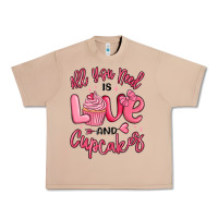 Burro all you need is love and cupcakes valentines day Urban Heavy Tee - MaliasSmallBusiness