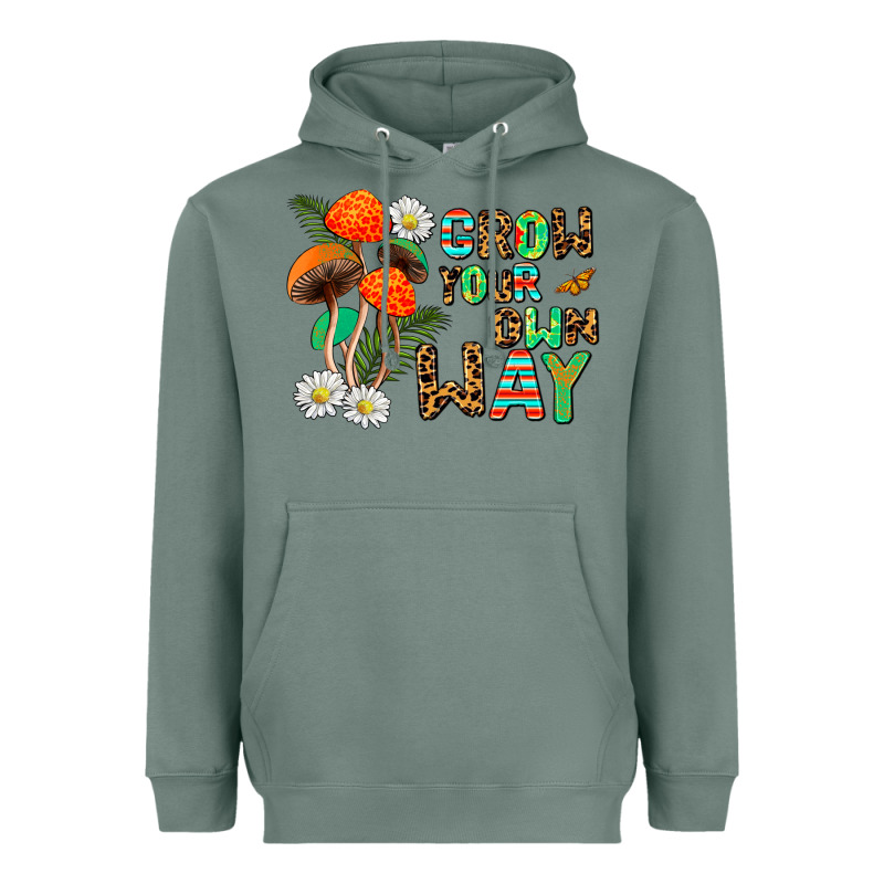 Grow Your Own Way Heavyweight Hoodie by AdoDesignShop | Teevron