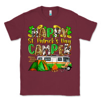 Burgundy happy st. patrick's day camper Classic Tee - Zillion Design Studio